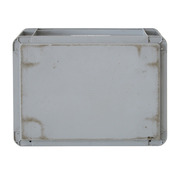 Caja Plástica Euro Box Usada Paredes Cerradas 30 x 40 x 17 cm 