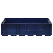 Caja de Plástico Azul Cerrada 22 litros Usada 40 x 60 x 14,7 cm VDA R-KLT