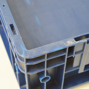 Caja de Plástico Azul Cerrada 22 litros Usada 40 x 60 x 14,7 cm VDA R-KLT