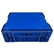 Caja de Plástico Azul Cerrada 11,7 litros Usada 30 x 40 x 15 cm RL-KLT VDA 4147