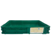 Caja Plástica Usada Verde 60 x 37 x 10 cm