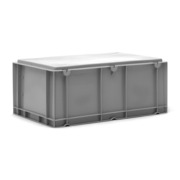 Caja Plastica Eurobox Cerrada 47 litros Gris 40 x 60 x 23 cm  