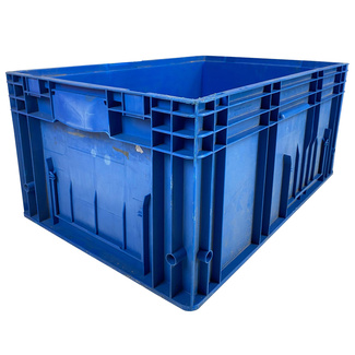 Imagen de Caja de Plástico Azul Cerrada 51 litros Usada 60 x 40 x 28 cm RL-KLT VDA 6280