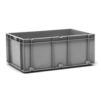 Imagen de Caja Plastica Eurobox Cerrada 47 litros Gris 40 x 60 x 23 cm  