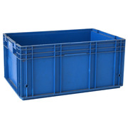 Caja de Plástico Azul Cerrada 51,9 litros Usada 40 x 60 x 28 cm VDA RL-KLT 6280