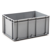 Caja Plastica Eurobox Cerrada 60 litros Gris 40 x 60 x 30 cm